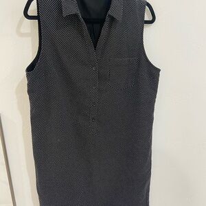 The Limited Black and White Polka Dot Dress